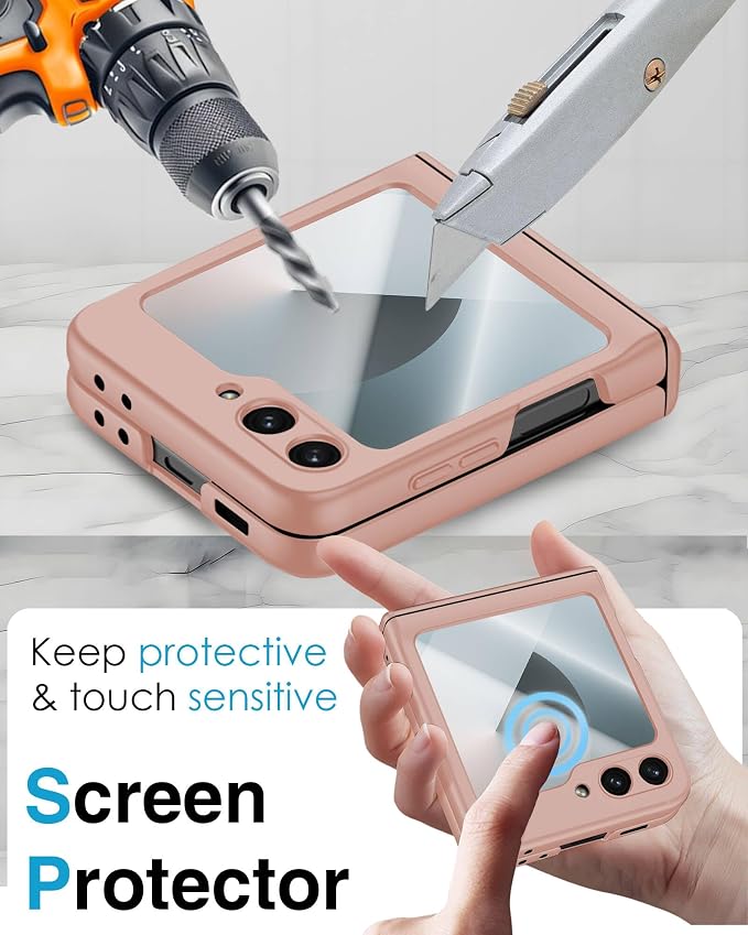STORMTAL for Samsung Galaxy Z Flip 6 Case/Z Flip 7 FE Case, Hinge Protection - Image 5