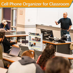 Cell Phone Holder Classroom Cell Phone Storage 3-Tier Multiple Cell Phone Stand - Image 6