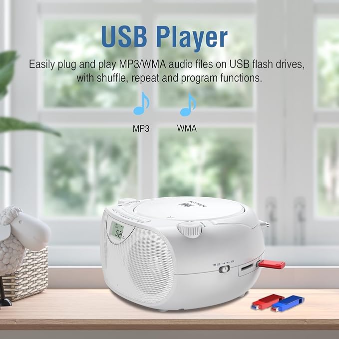 Nextron Portable CD Player Bluetooth Boombox - Image 7