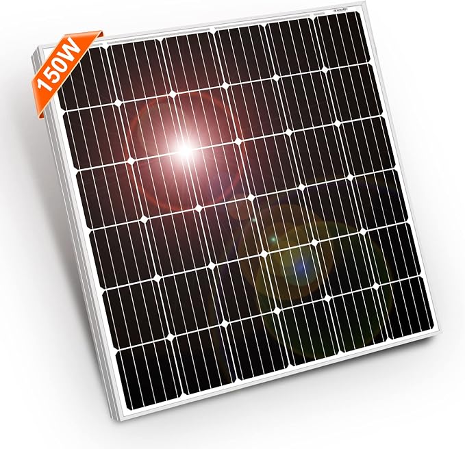 DOKIO 150W 18V Monocrystalline Solar Panel by DOKIO