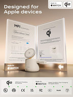 MFI Certified by Apple, 4 in 1 Magsafe Wireless Charging Station, Qi2 15W - Image 2