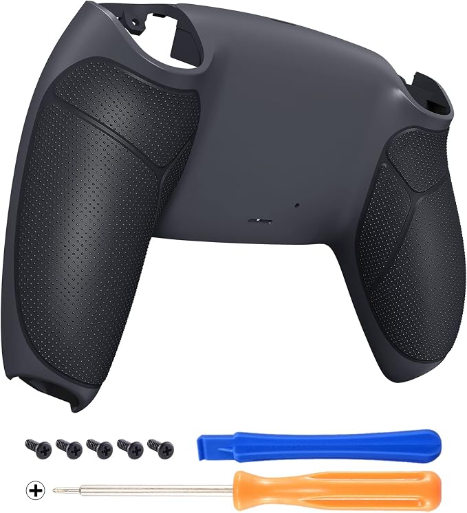 eXtremeRate Classic Gray & Dark Gray Performance Rubberized Grip Custom Back by eXtremeRate