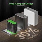 Mfish 140W USB C Charger, 4-Port GaN Charger Block, Foldable Fast Laptop - Image 3