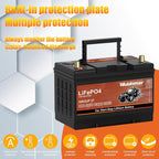 G27 80AH Lithium Car Battery for Start-Stop - 12V - Image 3