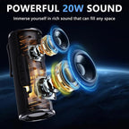 COOPERS Portable Bluetooth Speaker, Wireless Bluetooth Speaker, IPX5 Waterproof - Image 6