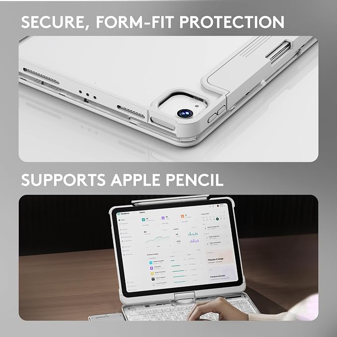GUSGU Transparent Case with Wireless Keyboard only - Image 8
