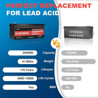 2 pack 12V 200Ah LiFePO4 Battery, 2560Wh Deep Cycle Lithium Iron Phosphate - Image 4