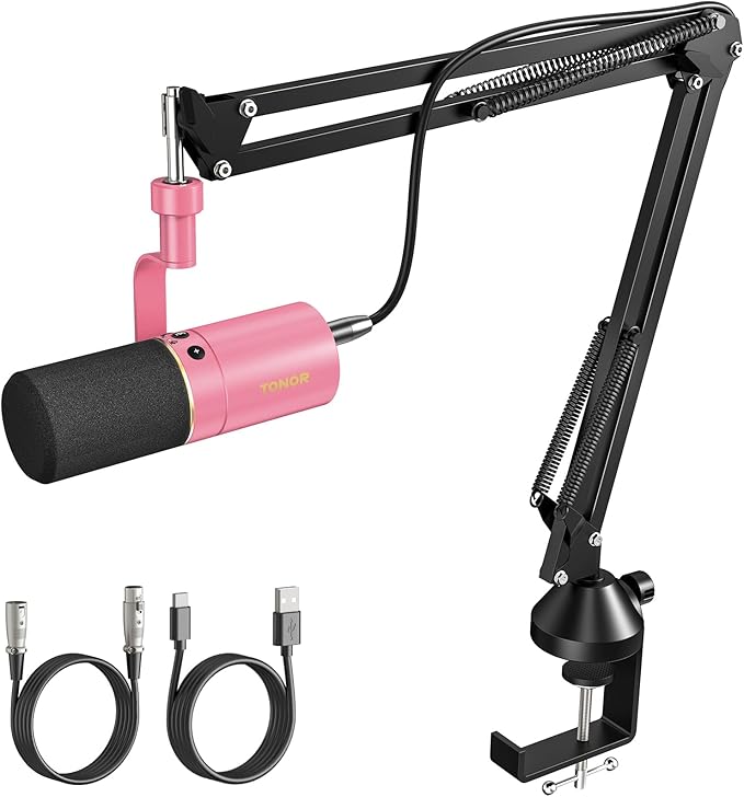 TONOR Dynamic Microphone, XLR/USB Microphone by TONOR