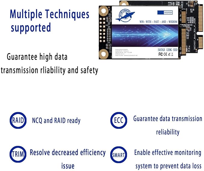 Dogfish Msata 120GB Internal Solid State Drive Mini Sata SSD Disk - Image 5