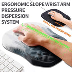 Ergonomic Slope Mouse Pad Wrist Support, Wrist Rest Mousepad - Image 2
