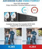 4COVR PoE 64 Channel Security Camera System, Human Vehicle Detection, 8MP NVR - Image 8