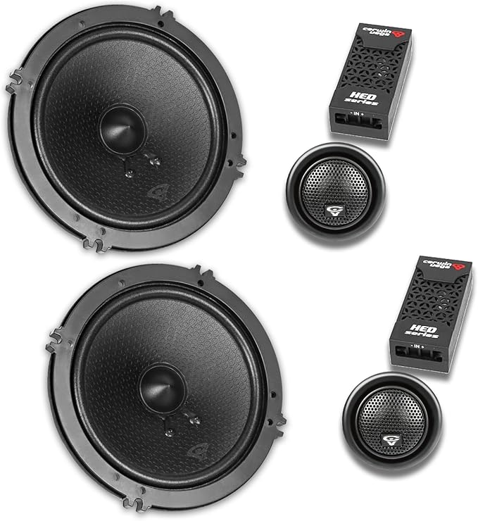 CERWIN-VEGA! HED 2025 Edition – 6.5” 2-Way Component Full Range Speaker System by HighQualityProCarAudio