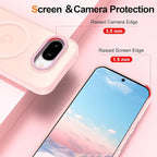 Magnetic for Google Pixel 9a Case, Shockproof Slim Translucent Matte Anti-Slip - Image 3