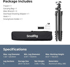 SmallRig CT25 64.5"/164cm Horizontal Overhead Tripod - Image 9