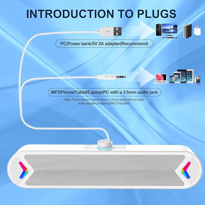 LENRUE Computer Speakers, PC Speakers - Image 5