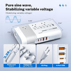 DOACE 500W Universal Travel Adapter 220V to 110V Voltage Converter, Pure Sine - Image 4