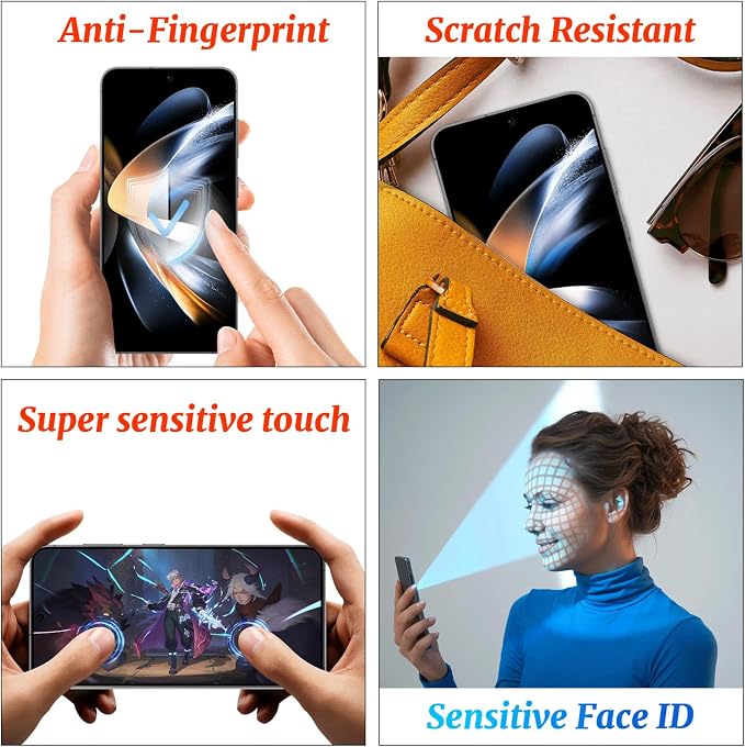 2 Pack Galaxy S22+/S23 Plus Matte Anti spy Privacy Screen Protector, 9H - Image 7