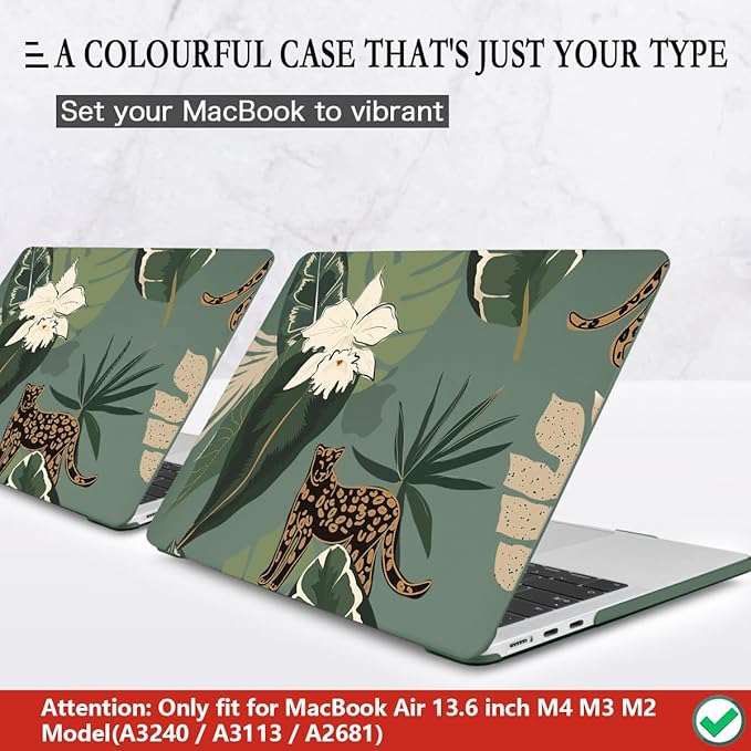 CISSOOK for MacBook Air 13.6 Inch Case 2024 2025 Model A3240 A3113 A2681 - Image 3