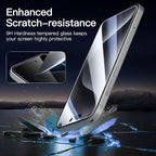NEW'C 3 Pack Privacy for iPhone 15 Pro Screen Protector, Anti-Spy Tempered - Image 6