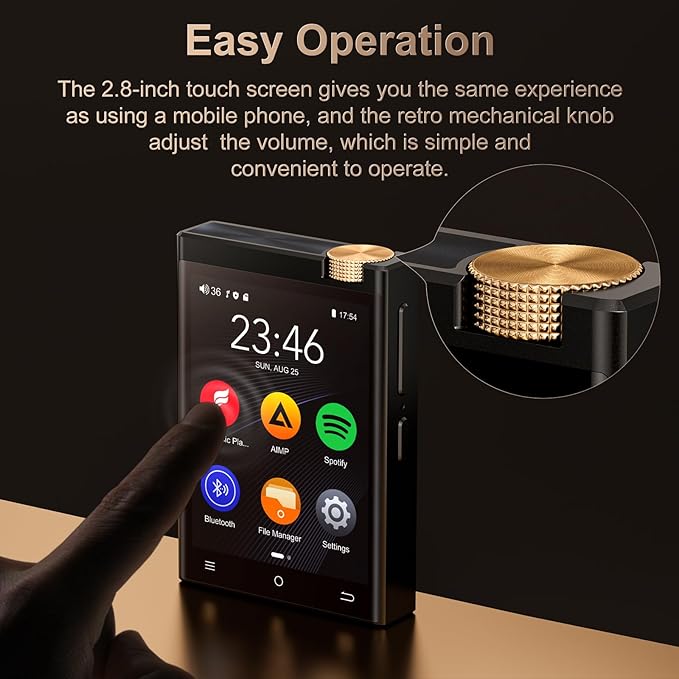 HiFi MP3 Player with Bluetooth and WiFi, Oilsky Lossless DSD High-Resolution - Image 8