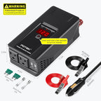 Potek 500w power inverter DC 12V to AC 110V Car Adapter - Image 2