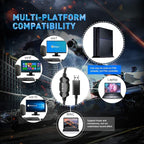 EKSA E1000 Gaming Headset, Computer Headphones - Image 9