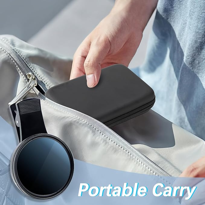 52MM Circular Polarizer Filter for Phone, Clip-on CPL Phone Camera Lens Filter - Image 8