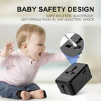 Universal Travel Adapter with USB C, International Power Plug Adapter All in - Image 9