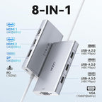 USB C Docking Station Dual Monitor Adapter - Image 2