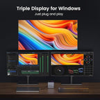 TobenONE USB C Docking Station Dual/Triple Monitors - Image 3