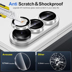 for Samsung Galaxy Z Fold 7 Camera Lens Protector, Individual Metal Ring - Image 3