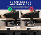 VIVO Large Clamp-on Height Adjustable Keyboard Tray, Pull Out Platform - Image 7