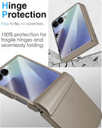 STORMTAL for Samsung Galaxy Z Flip 7 Case, Hinge Protection, Built-in Screen - Image 3