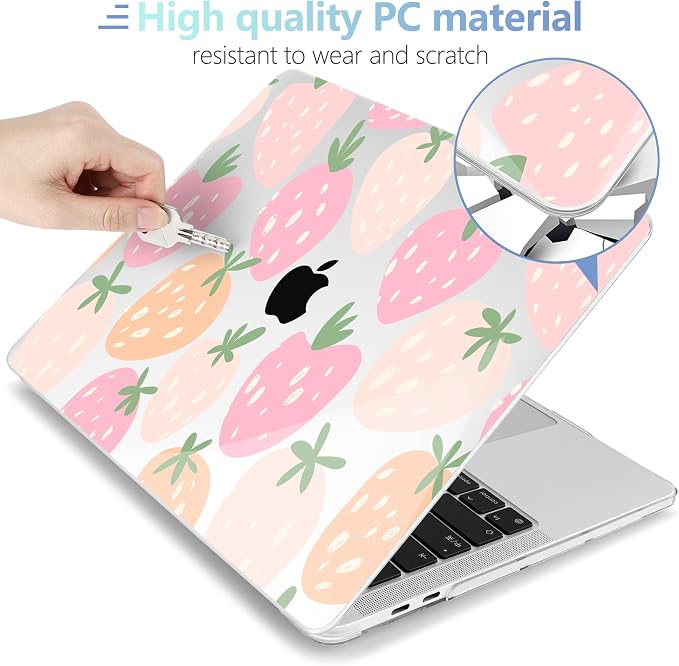 MEEgoodo Case for MacBook Pro 13 inch Case 2022 2021 2020 New A2338 M2/M1 A2251 - Image 3