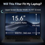 Magnetic 15.6 Inch Laptop Privacy Screen - Image 7