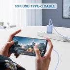 Cndons 2 Pack 25W PD USB C Wall Charger Super Fast Charging Block & 10ft - Image 7