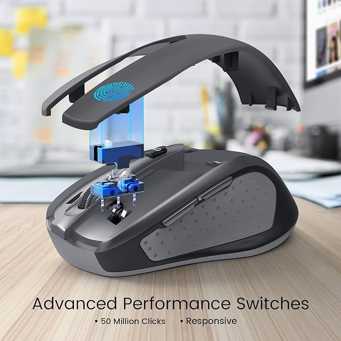 Wireless Mouse, D-09 Computer Mouse USB Cordless Mice - Image 7