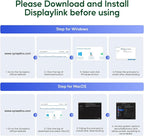 Displaylink Docking Station, Triple Display DisplayLink Dock - Image 6