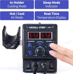 YIHUA 8786D I 2 in 1 Hot Air Rework and Soldering Iron Station - Image 3
