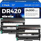 DR420 Drum Unit2-Pack Replacement Compatible by JCTONER