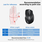 TECKNET Wireless Mouse Rechargeable, 2.4G USB-A Silent Mouse, Quiet Click - Image 3