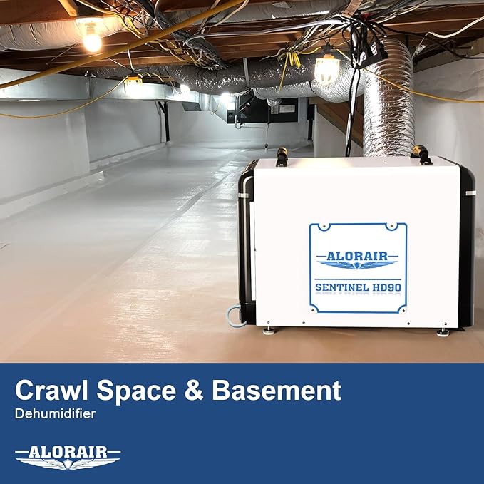 ALORAIR Basement/Crawl Space Dehumidifiers 198 Pint, 90 PPD, Auto Defrosting - Image 5