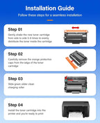 TN850 Black Toner Cartridge 2-Pack High Yield Compatible - Image 4
