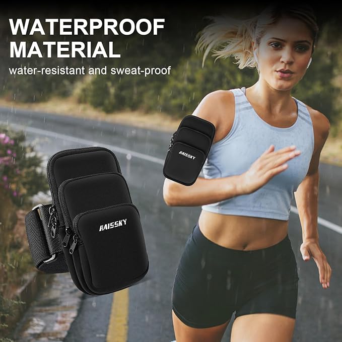 3 Pockets Running Phone Armband Holder - Image 5