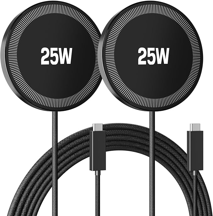 25W Magnetic Wireless Charger: Fast Charging Pad by SMILESTATION