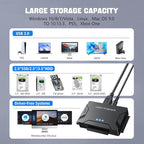MaxRenard Hard Drive Reader USB 3.0 to SATA/IDE Adapter | Universal External - Image 8