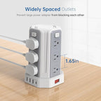 Power Strip Surge Protector, 10 Ft Extension Cord - Image 9