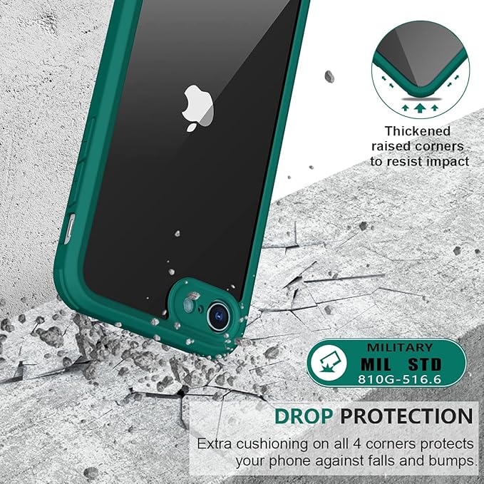 Miracase for iPhone SE Phone Case 3rd/2nd Generation 2022 2020 Full-Body - Image 5