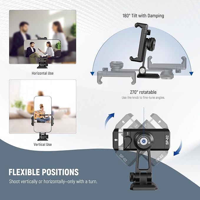 NEEWER SP-02 Phone Tripod Mount Adapter - Image 4