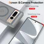 Magnetic for Google Pixel 7 Pro Case, Shockproof Slim Translucent Matte - Image 3
